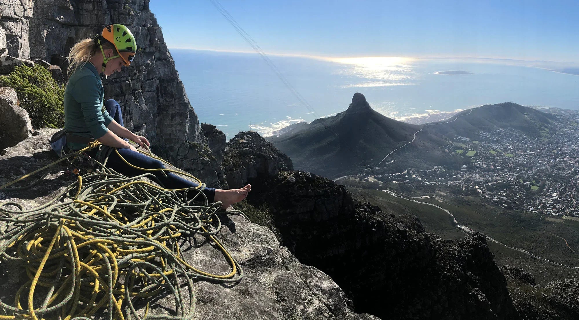 Guidé - Escalade Table Mountain (journée complète)
